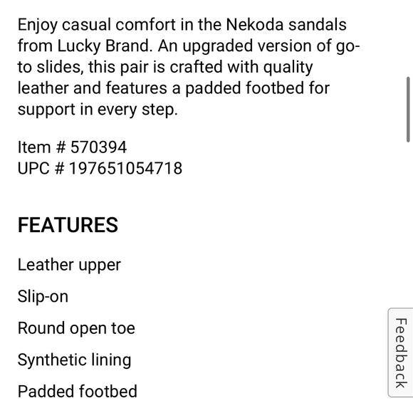 Lucky brand sandals - Picture 10 of 10